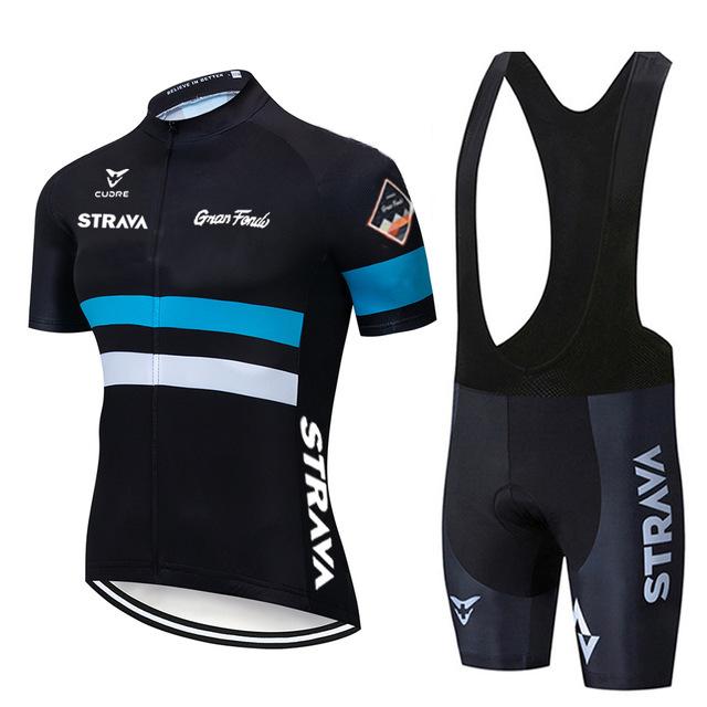 Cycling Suit Set, Strap Short-sleeved Suit, Cycling Suit 2026 Summer Breathable Cycling Suit Set