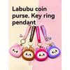 Cartoon Cute Labubu Coin Purse Wallet Labubu Keychain Key Bag Children's Wallet Gift Accessories Pendant