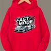 Kids' Casual Hooded Sweatshirt (Autumn/Winter) – Trendy Hoodie with Front & Back Graphics for Boys and Girls