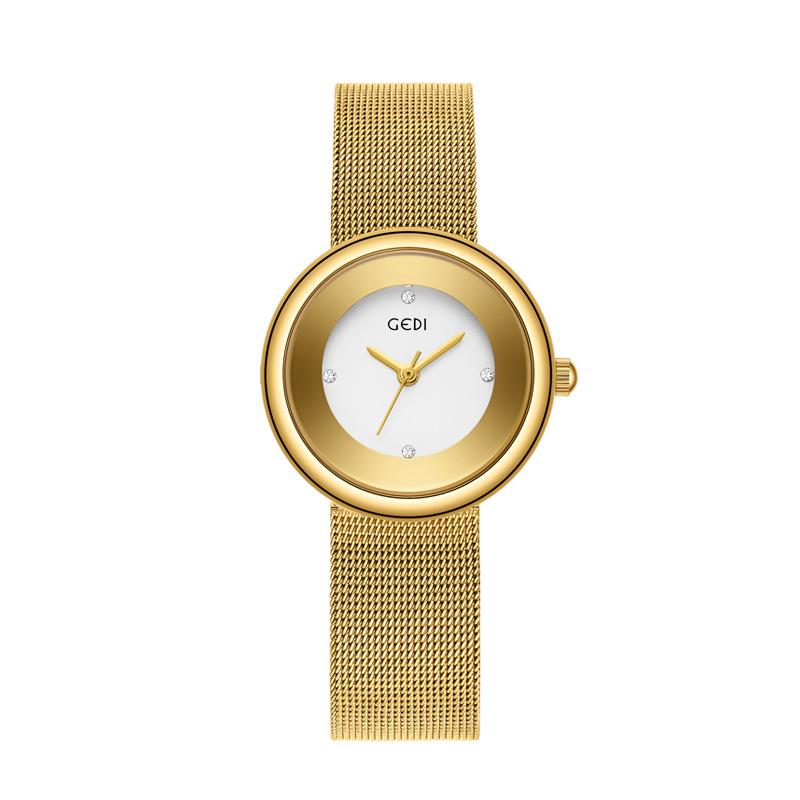 Premium Sense Mesh Strap Watch Women'S Niche Light Luxury Watch Women'S Waterproof Quartz Watch