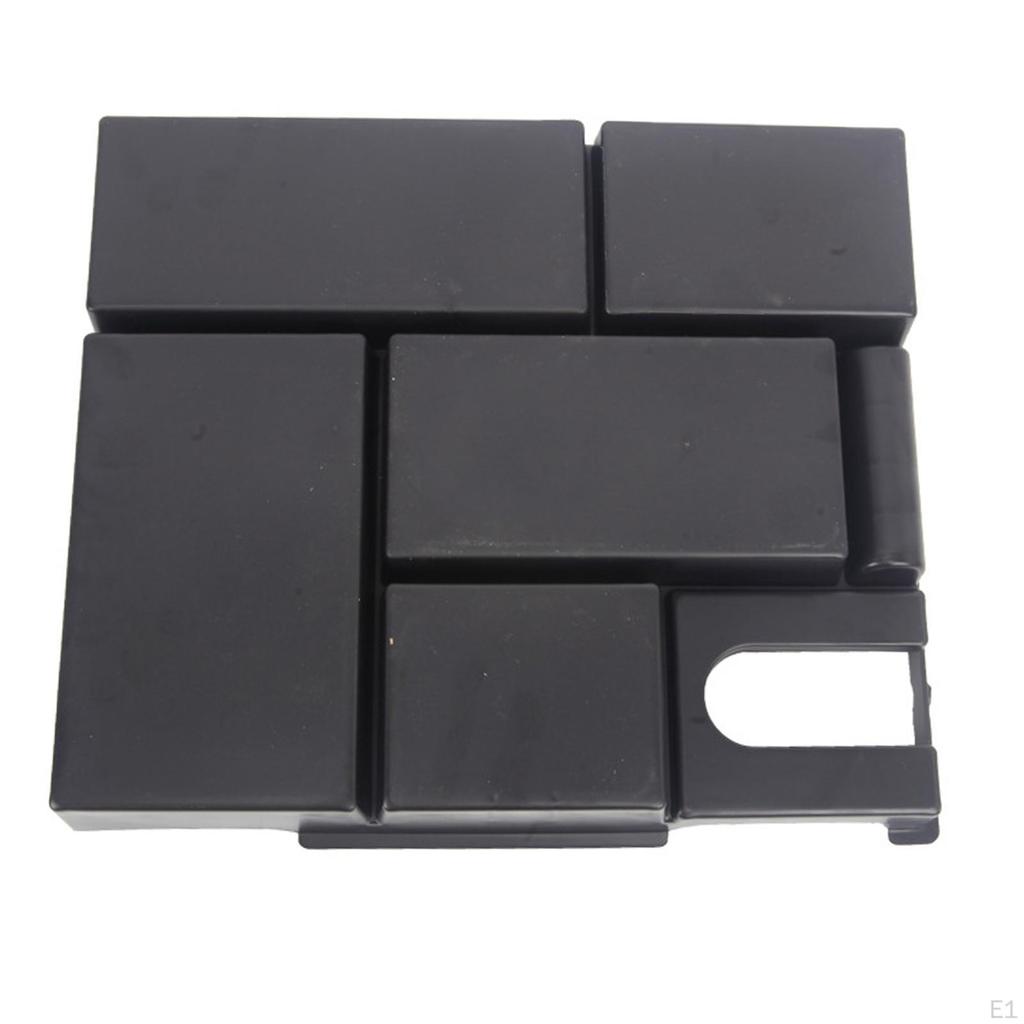Center Console Armrest Organizer Tray for 2014 2020 Black
