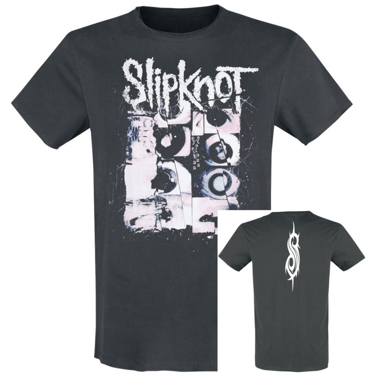Eyes Slipknot T-Shirt Men Women Band Graphic Tee 100% Cotton Summer Top S разноцветный