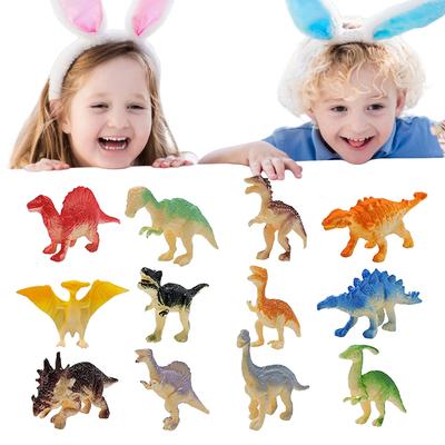 12er-Pack vorgefüllte Ostereier mit Dinosaurier-Spielzeug Osterkorb-Füller für Kinder Oster-Eiersuche-Spiel und Party-Mitgebsel