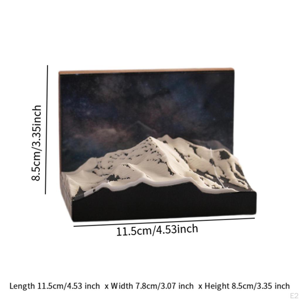 3D Paper Carving Memo Pad Calendar DIY Birthday Gift Notepad Time