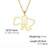 Cazador Ukraine National Symbol Necklaces for Women Men Stainless Steel Ukrainian Jewelry Tryzub Pendant Necklace Gift 2026 New