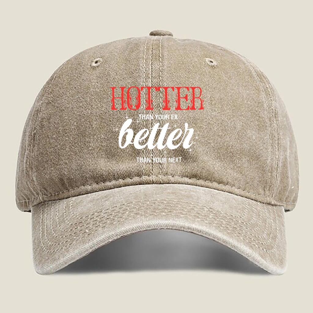 Heißer Besser Slogan Mode Gewaschene Baseballkappe Hut Outdoor-Aktivitäten