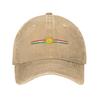 Kurdistan Kurdish Kurd Sun Flag Unisex Women Baseball Caps Culture Ethnic Distressed Denim Washed Hat Outdoor Adjustable Headwear