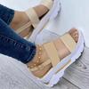 Open Toe Shoes Summer Women Non Slip Durable Women's Sandals Wedges Basic Buckle Slippers Women Zapatos De Mujer Footwear
