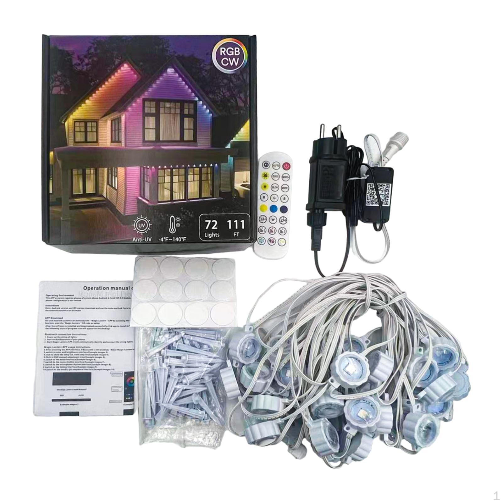 

Outdoor Colorful Eaves Light Decorative Lighting for Classroom Wedding Event