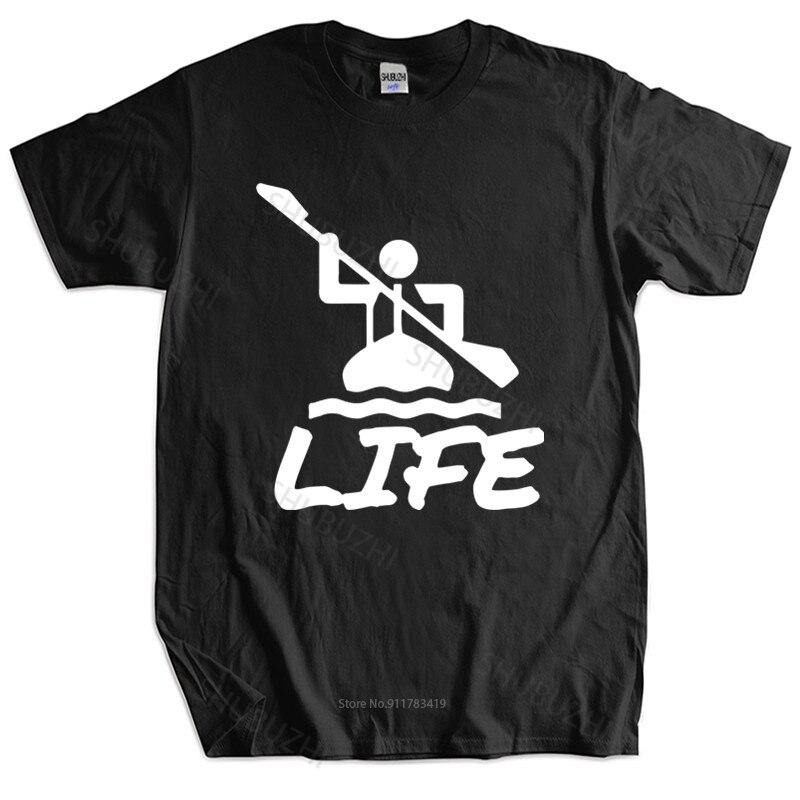 Satın alın Fashion TShirt Cotton Tees Kayak Life Popular Tagless T