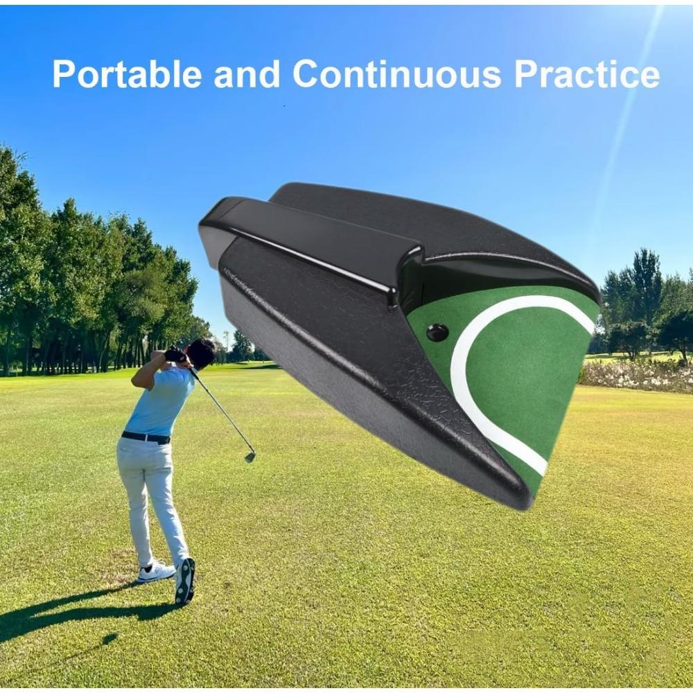 High Quality Portable Automatic Golf Ball Returner Golf Practice Machine Golf Training Aid Indoor Outdoor Golf Accessory Best