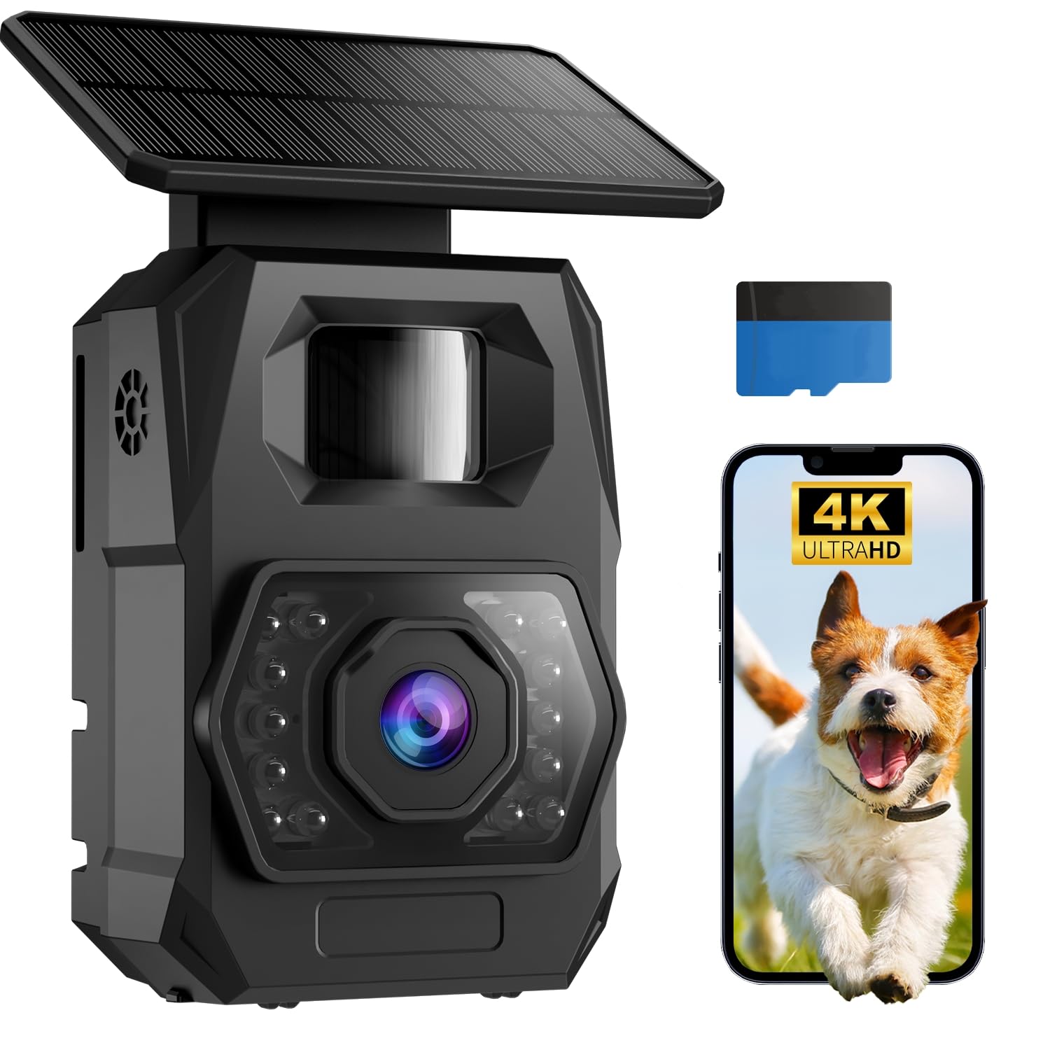 

Hapimp Новітня Модель Безпеки Trail 4K Компактна Trail Сонячна 5200 мАг Акумуляторна Батарея Без Батарей Сонячна IP66 Водонепроникна та Інфрачервона Тварина