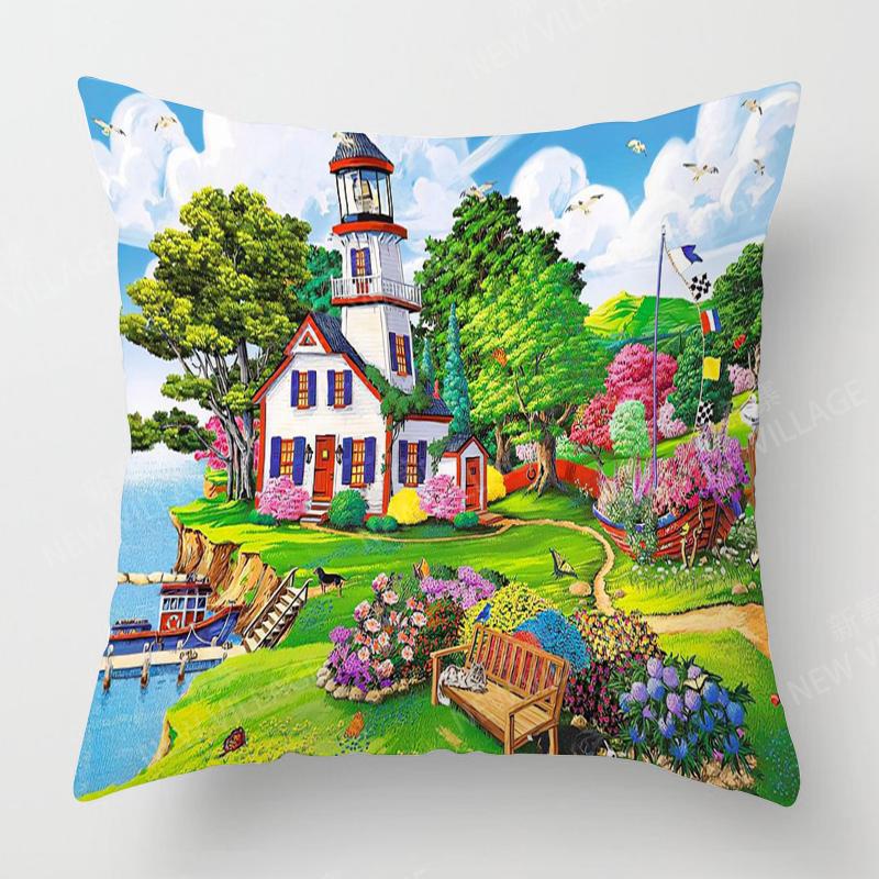 Home Living Room Decoration Cushion Covers Short Plush Throw Pillow Cover45*45 Pillowcase 40X40Cm 50X50 45X45