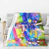 Custom Anime Animation Otori Emu Blanket Warm Fleece Soft Flannel Throw Blankets For Bed Sofa Car Autumn