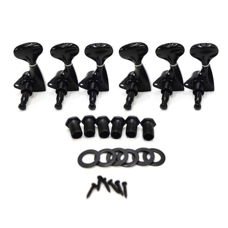 

Set of 6 Guitar String Knobs Suitable for Acoustic and Electric Guitars Featuring Metal Designd and Easy Installation