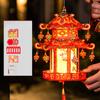 Ancient-style Mid-Autumn Festival Lantern Pavilion Shape Children's Handheld Lantern  Home Decor
