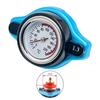 Automotive Motorcycle Car Cooling Systems Radiator Caps With Built In Thermometer, Readout 0.9Bar Seal Easy Installation