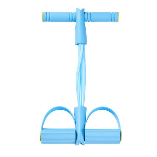 6/8-Tube Pedal Puller Resistance Band with Handle Multifunction Elastic Yoga Sit-up Pull Rope Men Women Pedal Tensioner Exerciser Workout Equipment