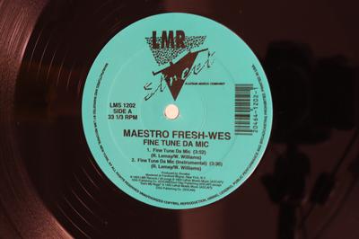 12inch Record MAESTRO FRESHWES  Fine Tune Da Mic LMS1202 LMR Street 1993 US Rap  HipHopRB Used