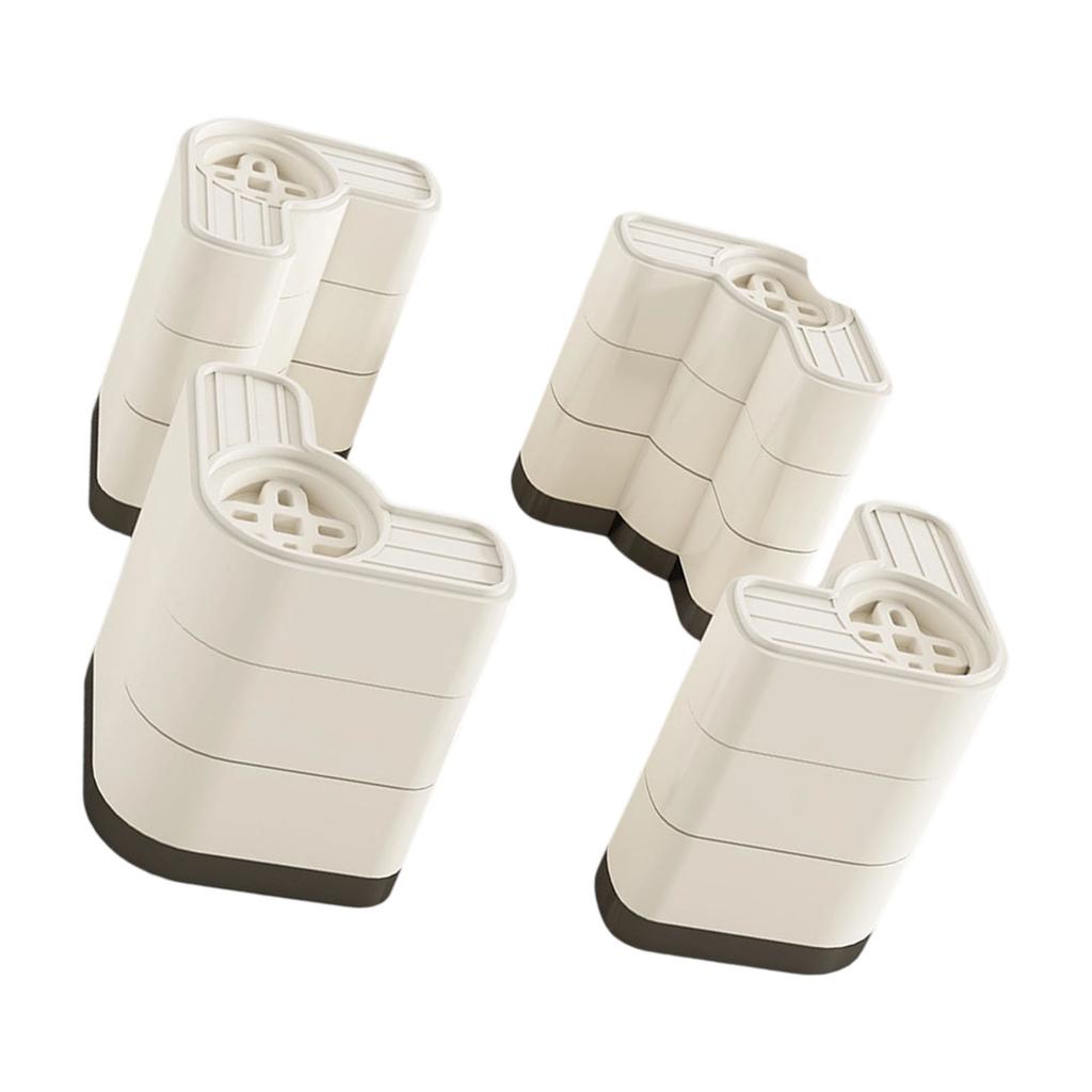 4Pieces Nonslip Plastic Pads for Washers and Appliances to Minimizing Vibration and Protect Surfaces from Damage