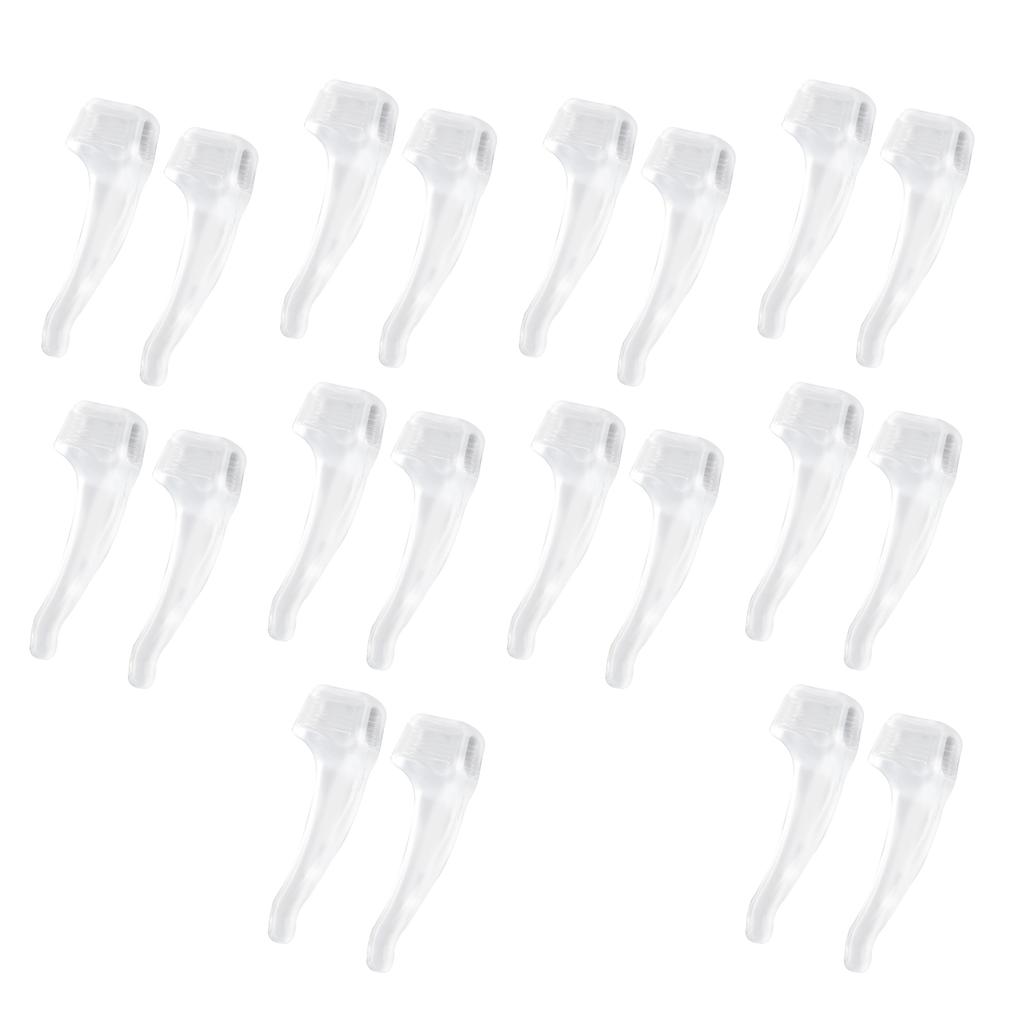 20pcs Anti-slip Silicone Ear Grip Glasses Ear Hook Eyeglasses Leg Stopper Bracket Fastener Accessories Temple Tip Eyewear Holder