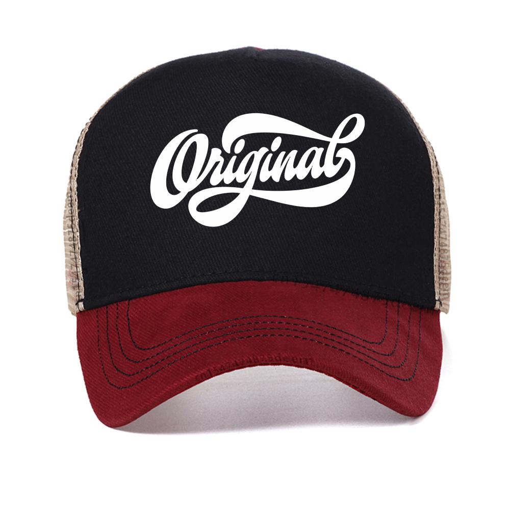 

Wniginal Printing Breathable baseball cap Unisex Wowen Summer outdoor Causal Trucker Hat fashion Adjustable mesh Snapback Hats Adjustable