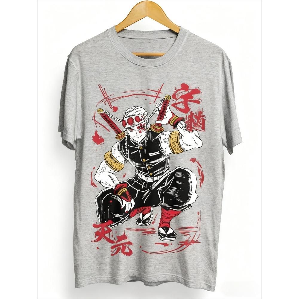 Ghostblade Anime Manga Shanyi Tanjiro Ghostblade T-Shirt Herren T-Shirt Sommer Neuer Stil Unisex Lässiges Mode-T-Shirt