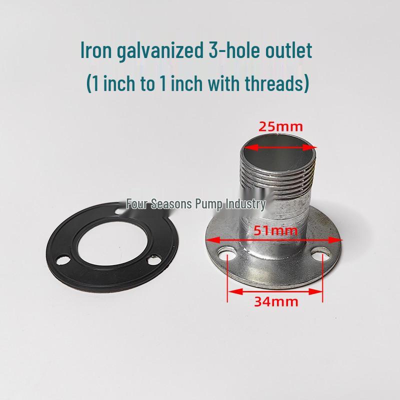 2-inch To 1-inch Cast Iron Elbow for Submersible Water Pump