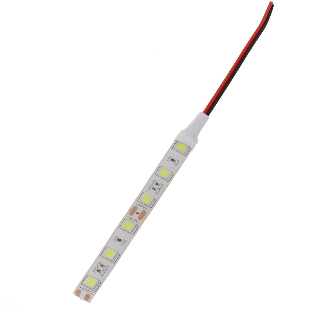 5050 LED Strip Light 12V Car Caravan Motorbike Cool White 6000K 10 Cm Bright New