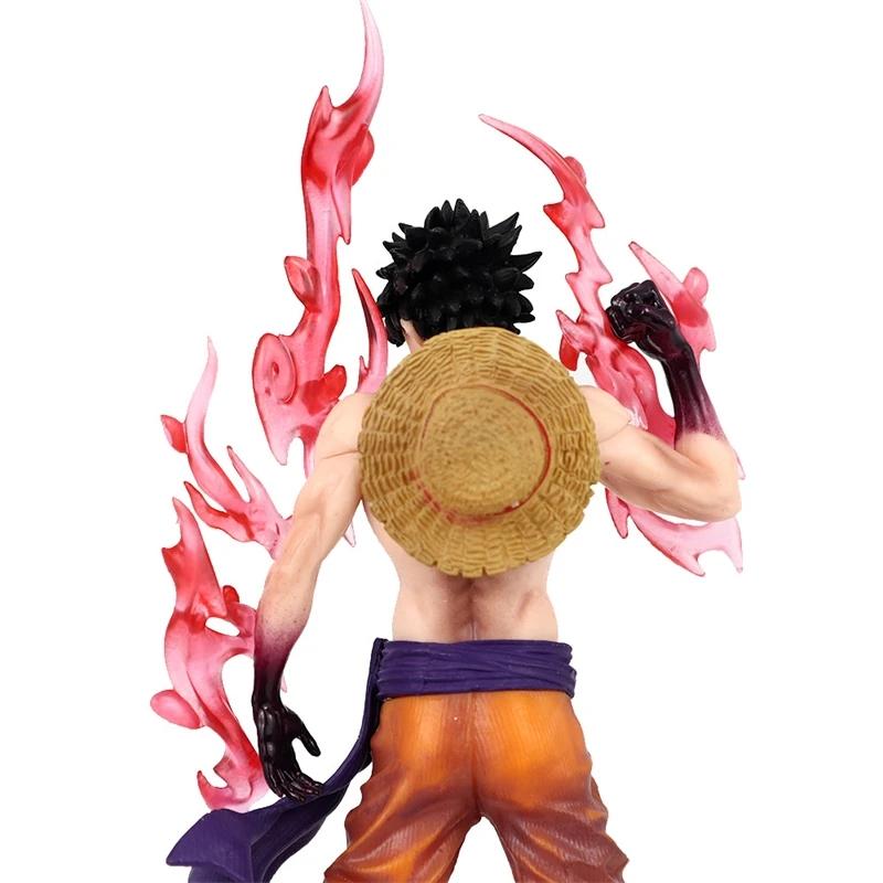 Une pièce Luffy Anime Figure jouets singe D Luffy cerise fluide PVC Action Figurine Collection modèle poupées cadeaux d'annivers