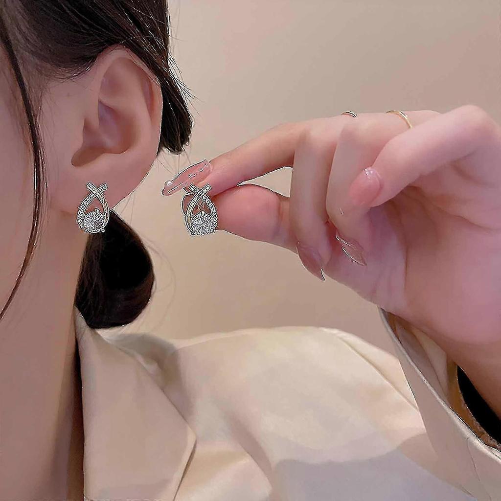 Ohrringe für Damen Lymphatische Germanium-Ohrringe, Germanium-Ohrringe Unregelmäßige High-End-Ohrringe für Damen