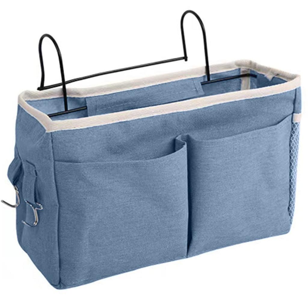 Bed Bag With Wire Bed Organiser Bunk Bed Hanging Bag Storage Bag For Book Magazine Headphones