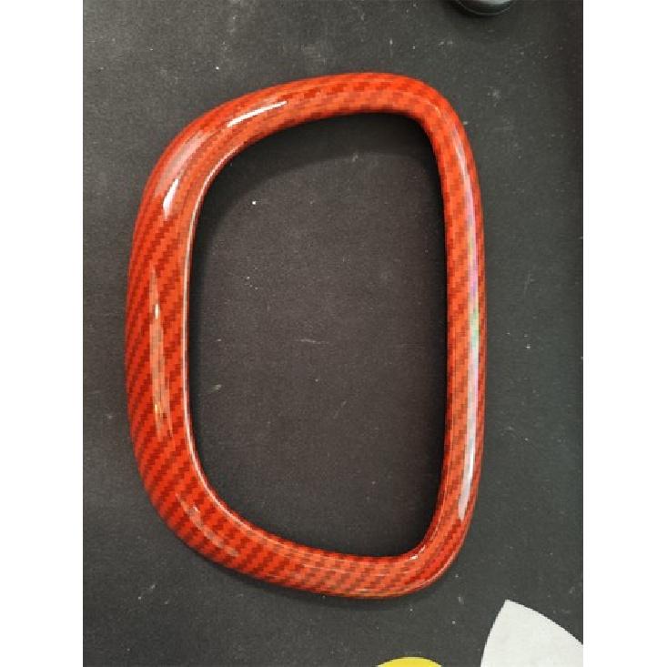 Rear Reading Lamp Switch Cover Trim For Jeep Cherokee 2014-2018 Red Carbon Fiber