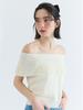 FABRICSEOUL Cape Off Shoulder Knit