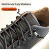Metal No-Tie Elastic Shoelace Buckle for Kids & Adults Sneakers