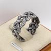 Knot Ring 316L Stainless Steel Jewelry Punk Unisex Ring Size 7-13