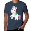 Unicorn Unicorn Face White And Multicolored Unicorn Illustration Horse Legendary Creature Tshirt