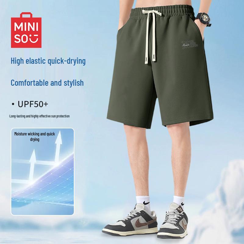 MINISO Men s Quick-Dry Sport Shorts M