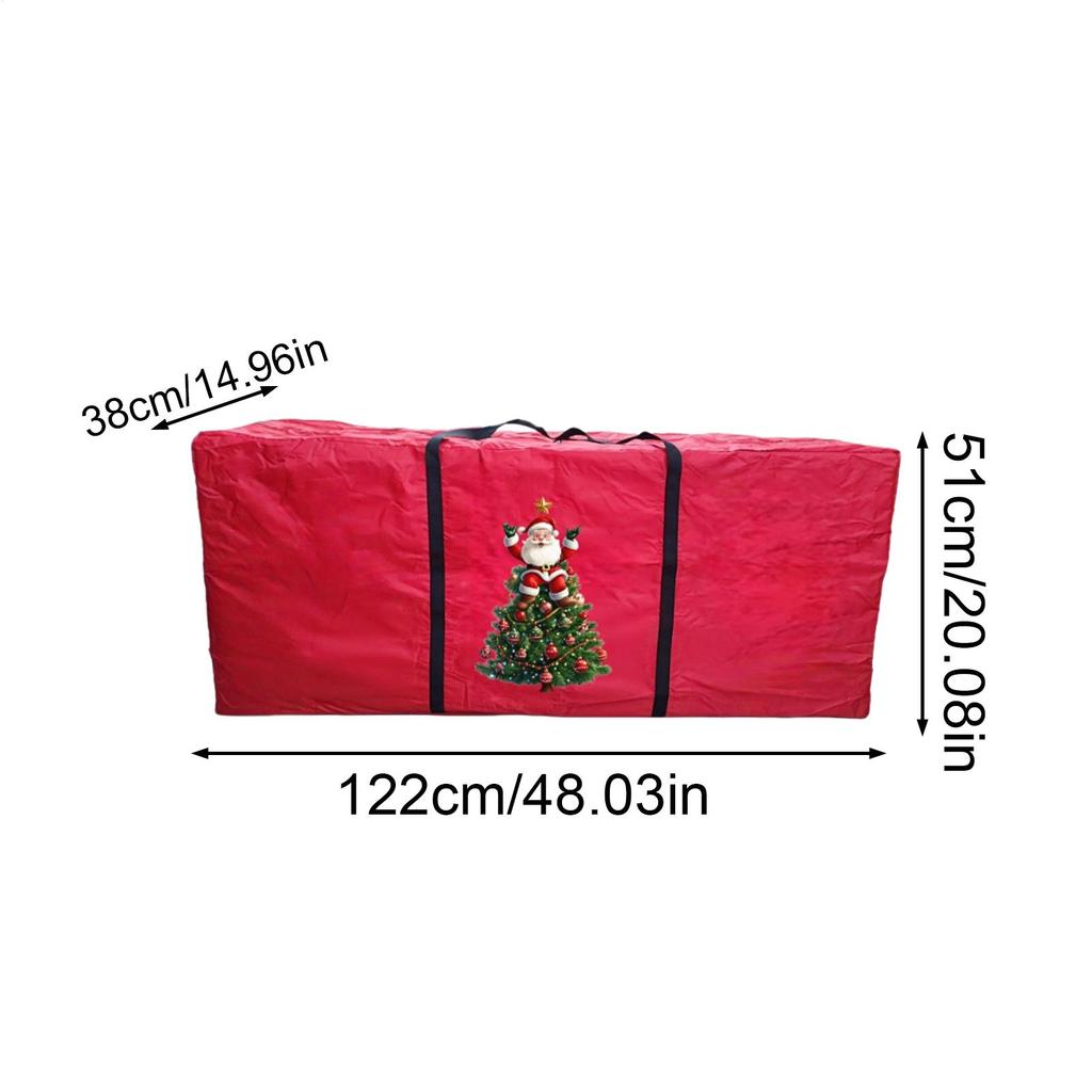 Christmas Tree Storage Bag Waterproof Holiday Organizer Holiday Decoration Storage Organizer For Under Bed Bedroom Attic