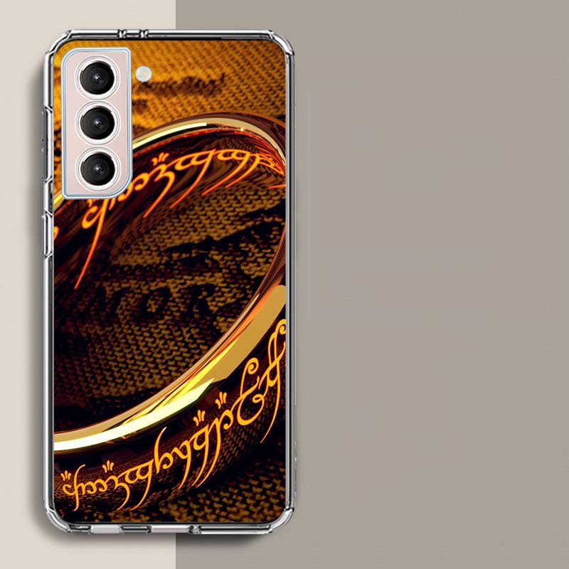 The L-Lord of the R-Rings Phone Case For Samsung Galaxy S25 Edge S24 S23 FE S21 S20 S10 Plus S22 S26 Ultra Cover Clear Cases TPU