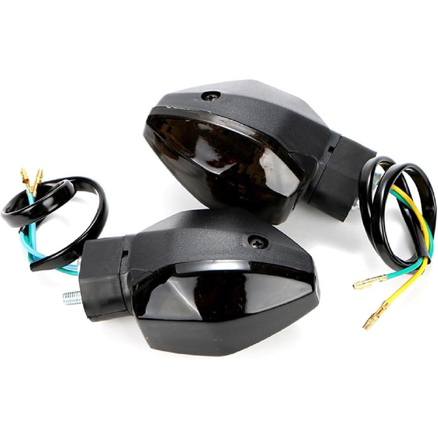 Turn Indicator 1 Pair for Ho&nda Grom MSX 125 2017-2020 Motorcycle Amber Light Clear Lens Turn Signals Indicators 12V Bulb Lights