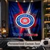 TapestryBlackburn Rovers Football Custom Name Text Personalized Wall Hanging Tapestry Home Wall Decor