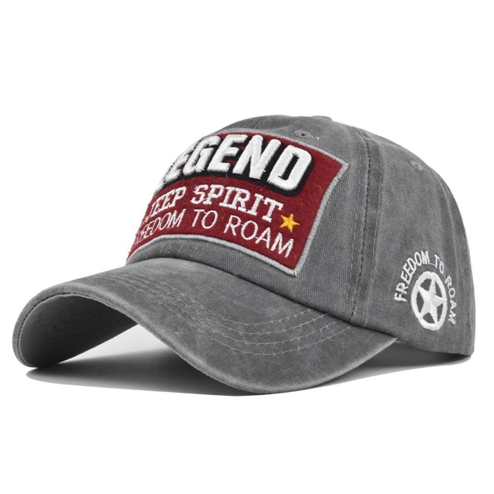 Unisex Vintage Cotton Baseball Cap Embroidered Duck Tongue Hat Sun Hat Washed Retro Cap