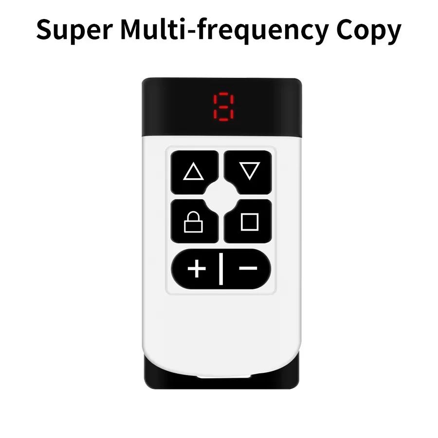 8-IN-1 Universal Garage Remote Control Gate Key Duplicator Clone Multi-frequency Garage Door Controller 8 Channel 433 300-915Mhz