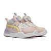 Li Ning Comfortable Versatile Durable Mid-Top Kids Running Shoes Kids Running Shoes Pink White YKNT122-2