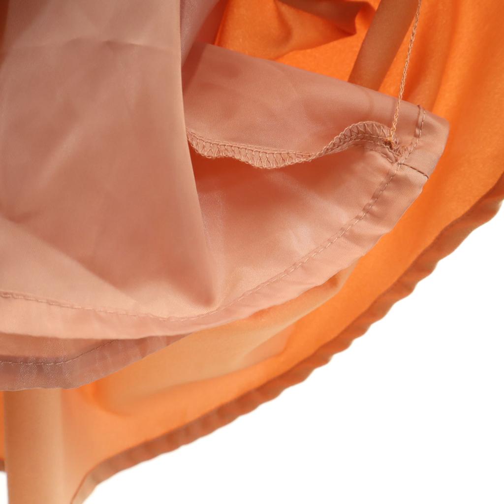 Nano Universe French Sleeve Flared Sleeve One Piece F Pink Women Used