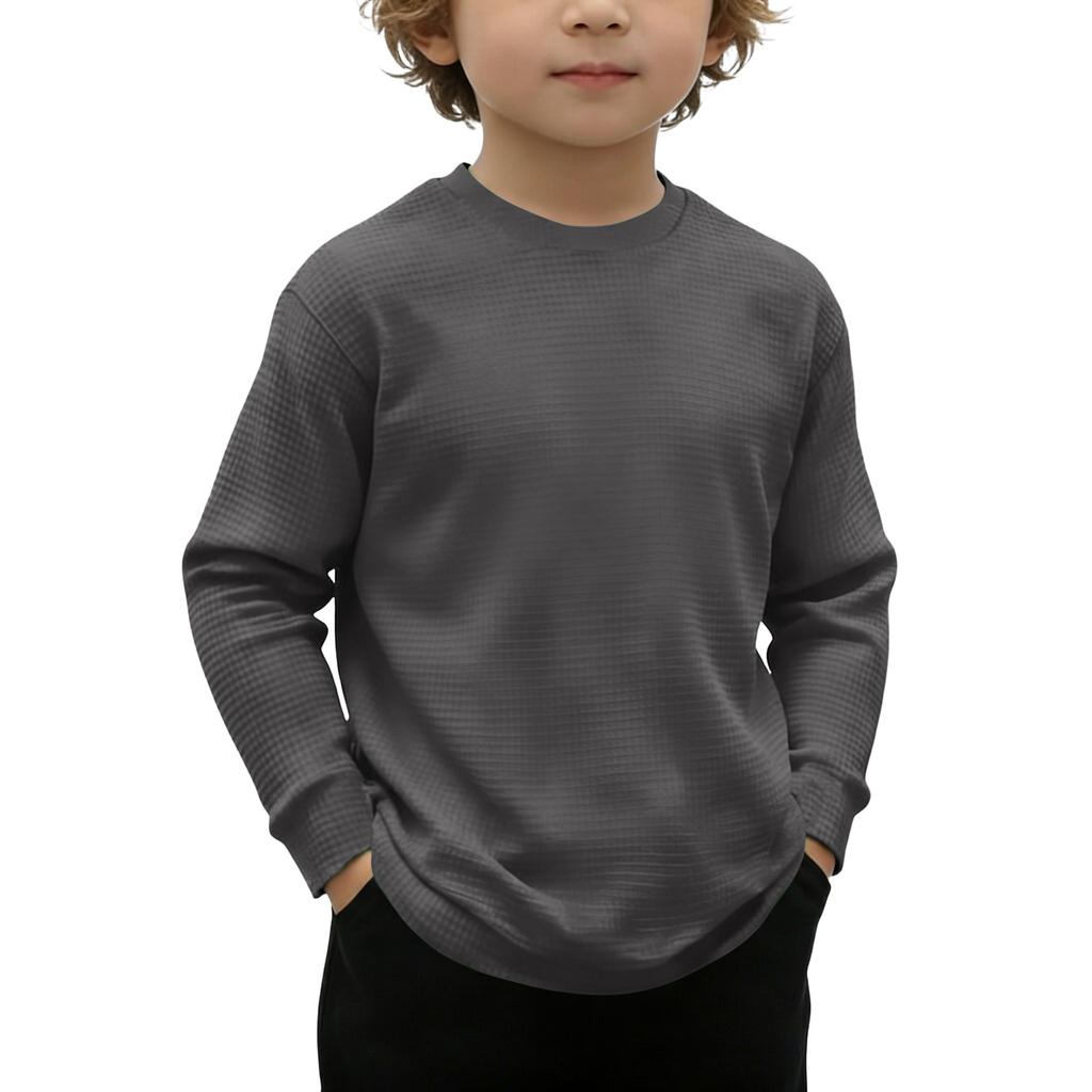 Children's Printed Long Sleeve O-Neck Top Daily Casual T-shirt