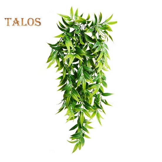 

Искусственное украшение виноградной лозы, без полива, создает жизненную силу, многоразовое красивое подвесное искусственное растение, листья папоротника, украшение стены зелёный