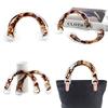 1PC Resin Handle Wallet Frame Kiss Buckle Woven Bag Handbag Crochet Bag Handle DIY Handicraft Accessories