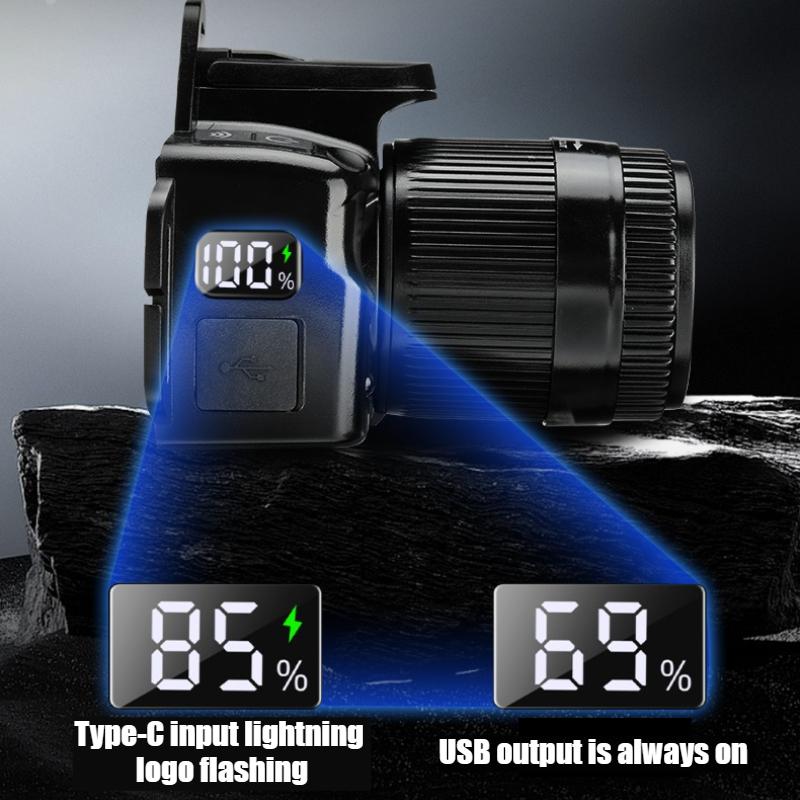 Head Led Light HeadLight Rechargeable Head Torch Light Led Head Work Flashlight Super Bright Waterproof Headlamp for Hunting